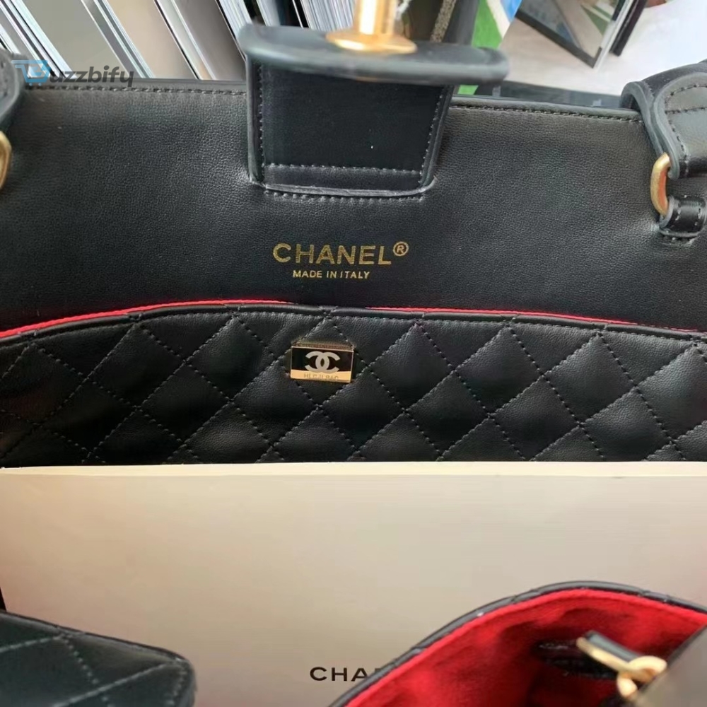chanel Calfskin Shopping Bag Black For Women Womens Bags 14.4In37cm As3508 B08867 94305 20 chanel Calfskin Shopping Bag Black For Women, Women’s Bags 14.4in/37cm AS3508 B08867 94305