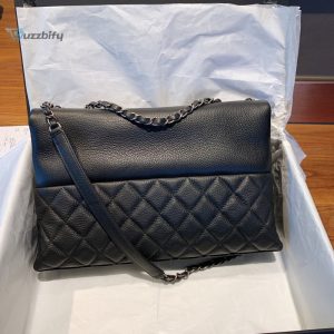 Chanel Flap Bag With Top Handle Black Bag For Women 32Cm12.5In