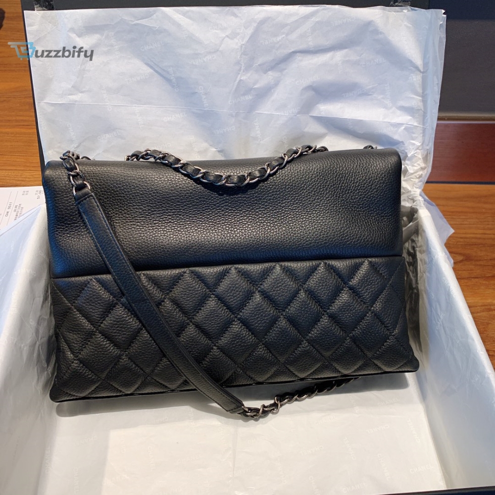 Chanel Flap Bag With Top Handle Black Bag For Women 32cm/12.5in
