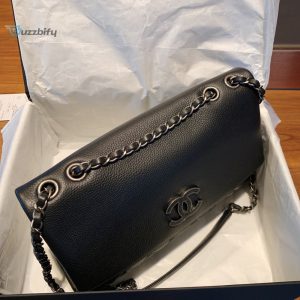 chanel flap bag with top handle black bag for women 32cm125in buzzbify 1 8