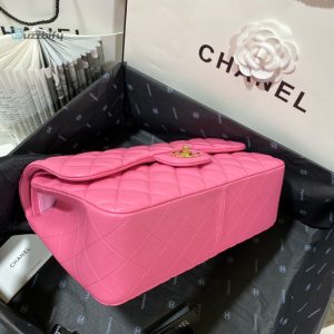 chanel large classic handbag gold hardware pink for women womens handbags shoulder bags 118in30cm buzzbify 1 1
