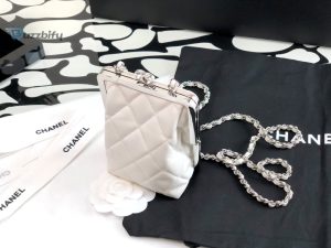 chanel cruise clutch crossbaby white bag for women 13cm5in buzzbify 1