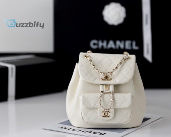 chanel backpack white for women 7 in18cm buzzbify 1