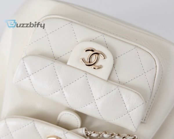chanel backpack white for women 7 in18cm buzzbify 1 2
