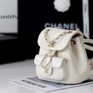 chanel backpack white for women 7 in18cm buzzbify 1 3