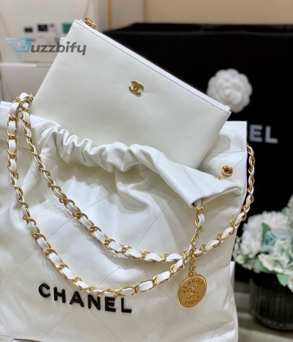 Chanel gel 22 Handbag White For Women 14.4in/37cm AS3261 B08038 10601

