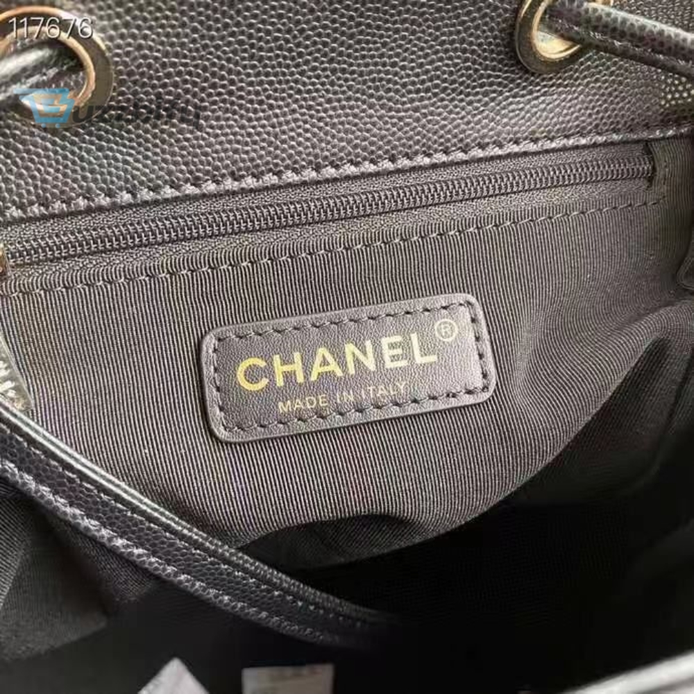 Chanel Duma Backpack Gold Toned Hardware Black For Women, Women’s Bags, Shoulder Bags 9.4in/24cm AS1371
