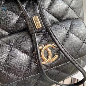 chanel duma backpack gold toned hardware black for women womens bags shoulder bags 94in24cm as1371 buzzbify 1 6