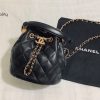 chanel classic bucket bag gold toned Every black for women 78in20cm buzzbify 1