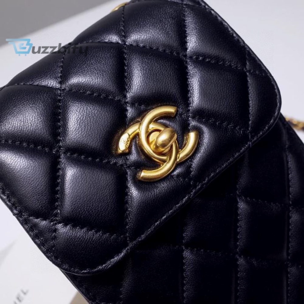 Chanel Quilted Phone Holder Bag For Women 17cm/6.6in
