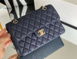 chanel classic handbag 26cm dark blue for women a01112 buzzbify 1