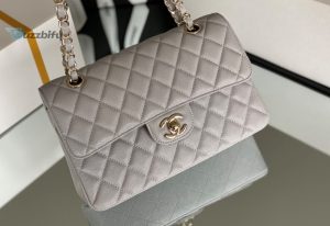 chanel diamond-quilted classic handbag 26cm grey for women a01112 buzzbify 1