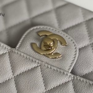 chanel classic handbag 26cm grey for women a01112 buzzbify 1 2