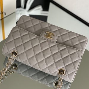 chanel classic handbag 26cm grey for women a01112 buzzbify 1 3