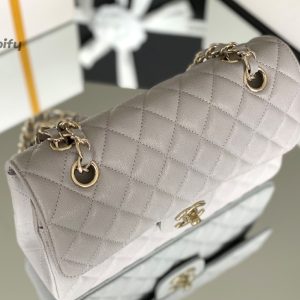chanel classic handbag 26cm grey for women a01112 buzzbify 1 6