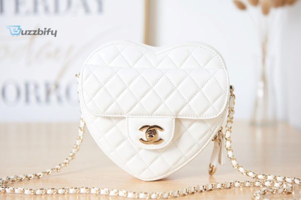 chanel mini heart bag white for women 7in18cm as3191 b07958 10601 buzzbify 1