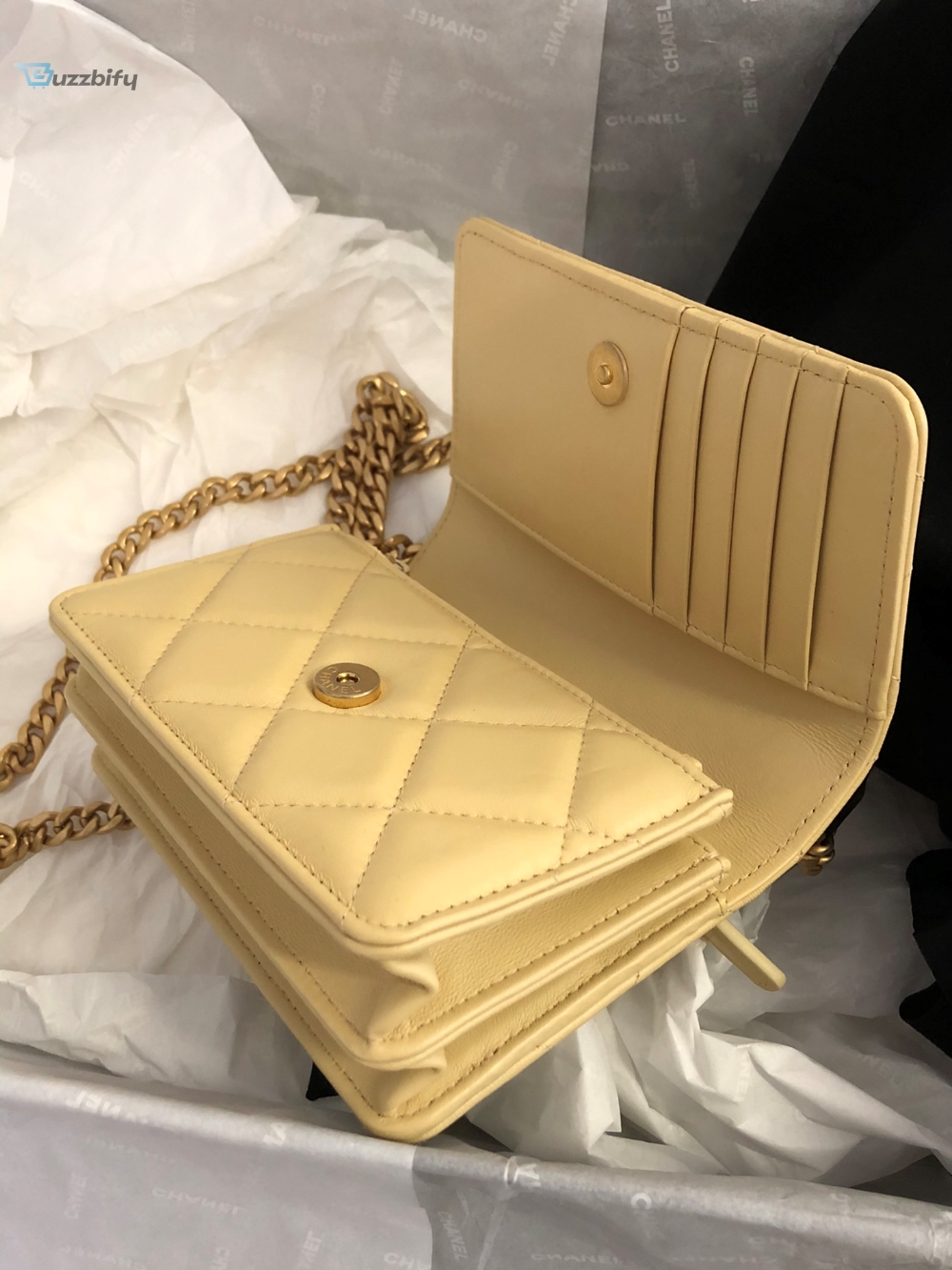 Chanel Spring And Summer 22C Yellow For Women Womens Bags 6.1In15.5Cm