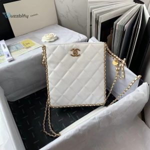 chanel small shopping bag white for women womens bags 9in23cm buzzbify 1
