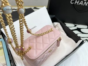chanel vanity with chain light pink for women womens bags 62in16cm buzzbify 1 7