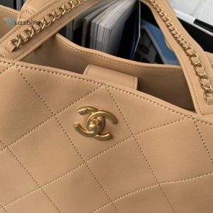 chanel shopping bag beige for women womens bags 144in37cm buzzbify 1 5