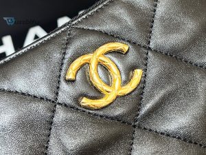 Borsa a tracolla Chanel 2.55 Wallet on Chain in pelle trapuntata dorata