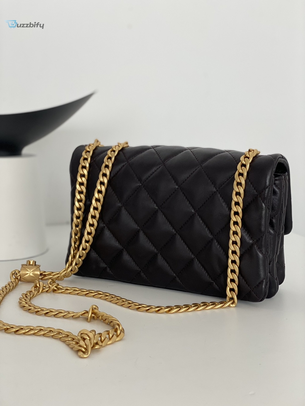 Chanel Small Flap Bag Black For Women, Women’s Bags 8.7in/22cm