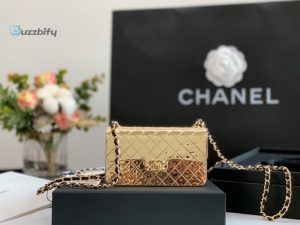 chanel evening flap small gold bag for women 12cm45in buzzbify 1