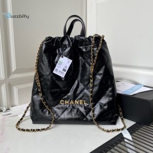 chanel backpack black large bag for women 51cm20in buzzbify 1