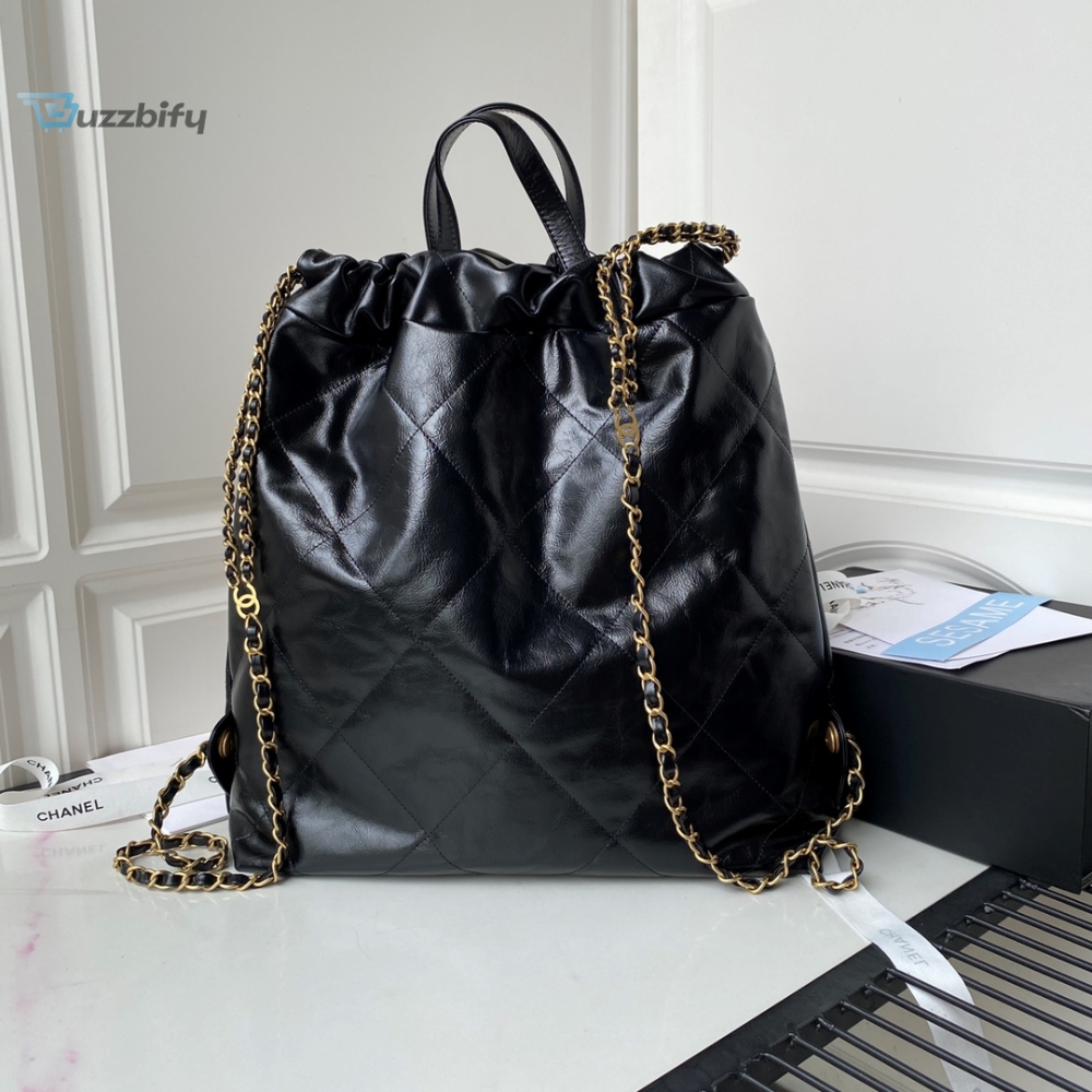 Chanel Backpack Black Large Bag For Women 51cm/20in