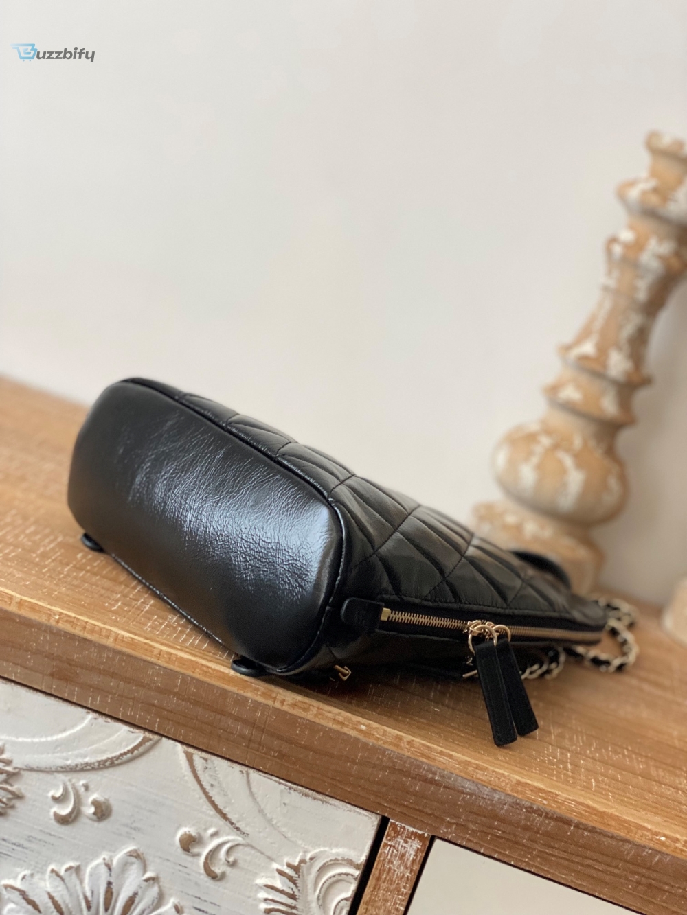 Chanel Rucksack Backpack Black Bag For Women 21Cm8in