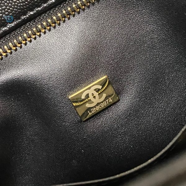 chanel medallion tote gold hardware caviar black for women womens handbags shoulder bags 156in32cm buzzbify 1 3