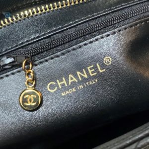 Chanel Medallion Tote Gold Hardware Caviar Black For Women Womens Handbags Shoulder Bags 15.6In32cm