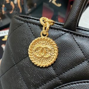 chanel medallion tote gold hardware caviar black for women womens handbags shoulder bags 156in32cm buzzbify 1 5