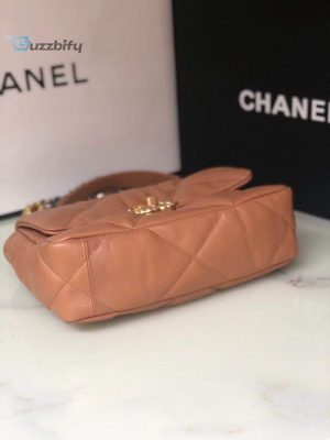 chanel 19 handbag 26cm brown for women as1160 buzzbify 1 3