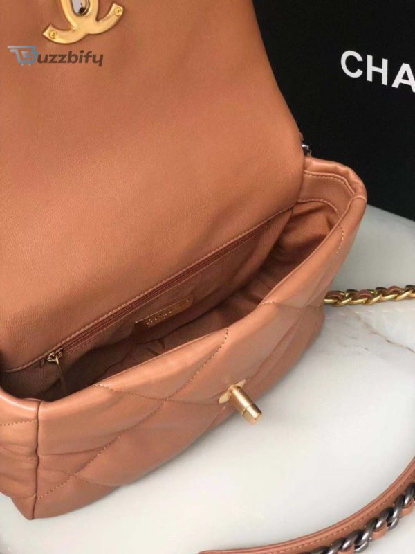 chanel 19 handbag 26cm brown for women as1160 buzzbify 1 6