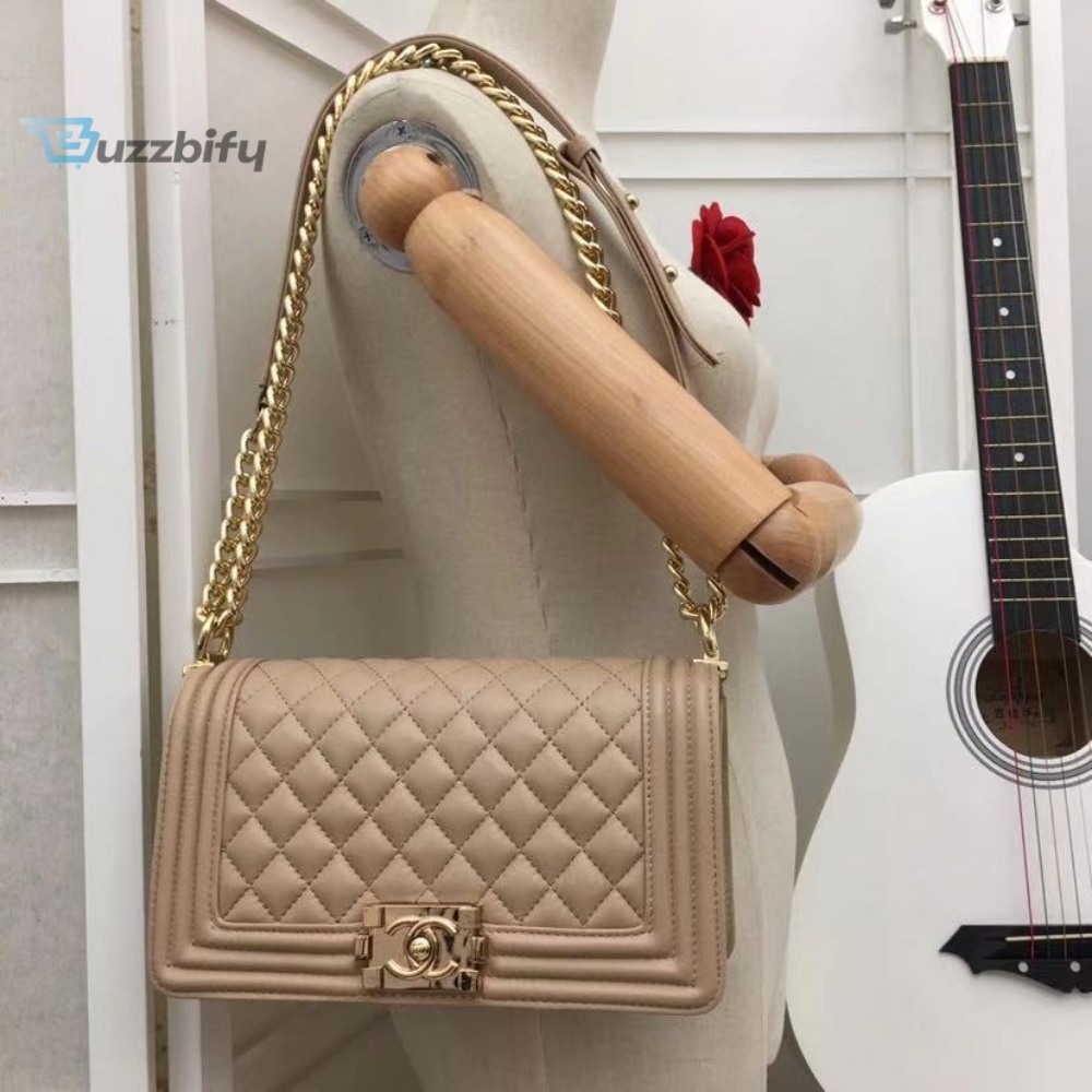 Chanel Medium Classic Handbag Yellowish Brown For Women Womens Handbag Shoulder And Crossbody Bags 9.8In25cm A67086