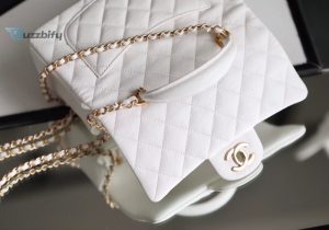 chanel mini flapbag with top handle white for women 78in20cm buzzbify 1 1