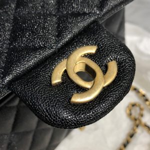 chanel mini flap bag with top handle black for women 78in20cm buzzbify 1 5