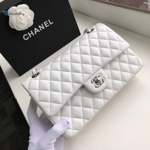 chanel classic handbag white for women 99in255cm a01112 buzzbify 1 4
