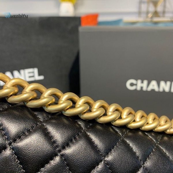 chanel boy handbag gold toned hardware black for women womens bags shoulder and crossbody bags 98in25cm a67086 buzzbify 1 7