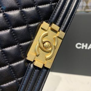 chanel boy handbag gold toned hardware black for women womens bags shoulder and crossbody bags 98in25cm a67086 buzzbify 1 9