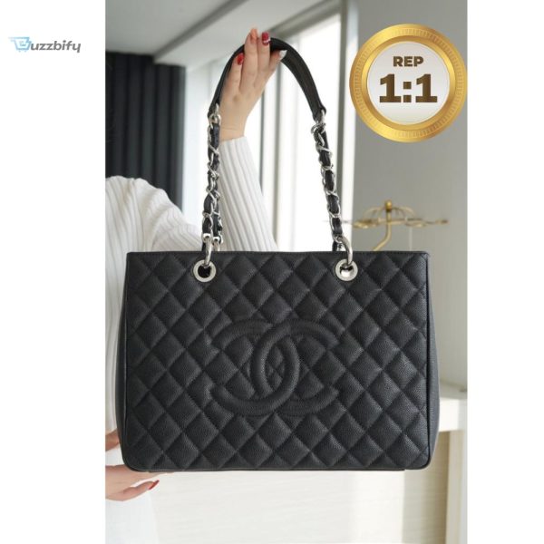 chanel classic tote bag black for women 133in34cm buzzbify 1 32