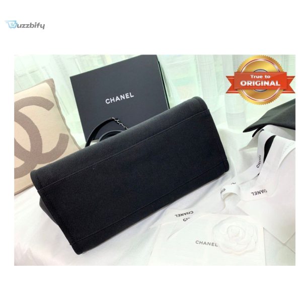 chanel large deauville pearl tote bag black for women 15in38cm a66941 buzzbify 1 3