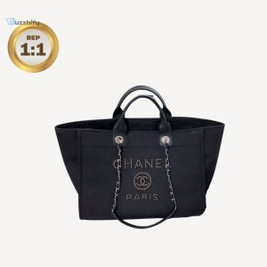 chanel large deauville pearl tote bag black for women 15in38cm a66941 buzzbify 1 9