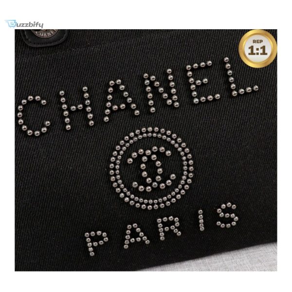 chanel large deauville pearl tote bag black for women 15in38cm a66941 buzzbify 1 14