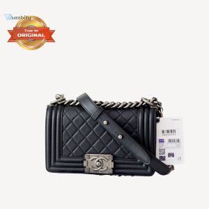 chanel mini classic flapbag black for women 20cm79 in buzzbify 1