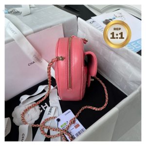 chanel mini heart bag coral pink for women 7in18cm as3191 b07958 nh621 buzzbify 1 5
