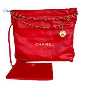 chanel 22 handbag redpink for women 39cm 153in as3261 buzzbify 1