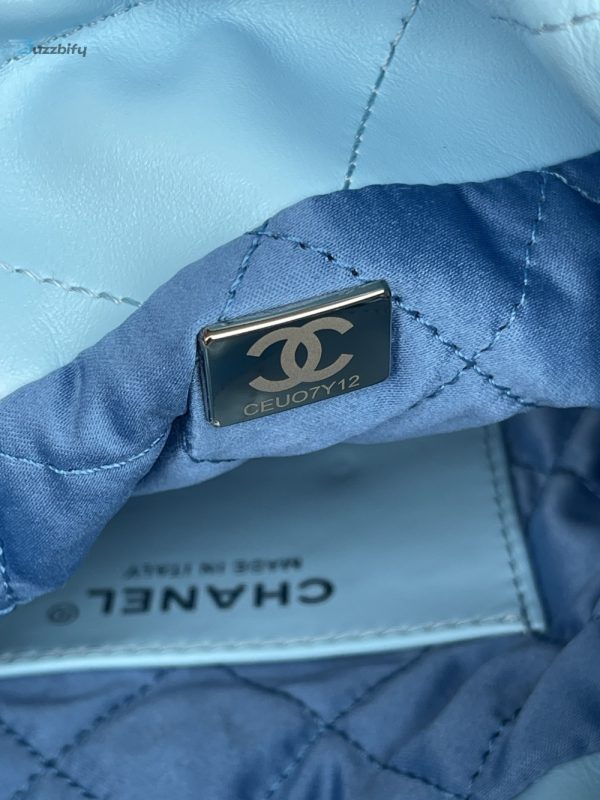 chanel 22 mini handbag blue for women 20cm 79in as3980 buzzbify 1 2