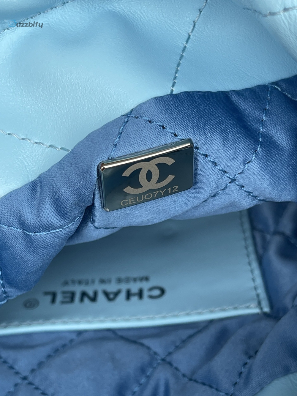 Chanel 22 Mini Handbag Blue For Women 20Cm 7.9In As3980 14 Chanel 22 Mini Handbag Blue For Women 20cm / 7.9in AS3980